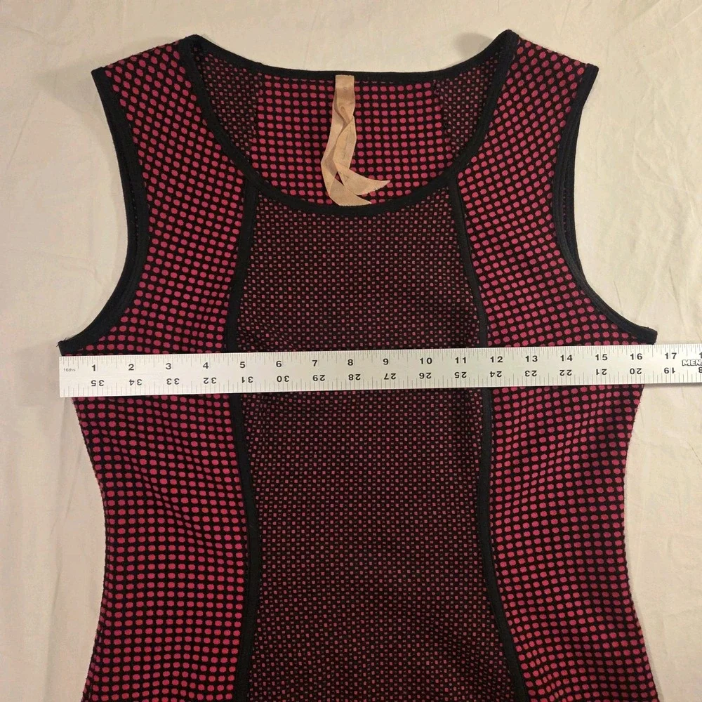 Bailey 44 Diva Doll Contrast Knit Sleeveless Sheath Dress Office, Women's Size S
